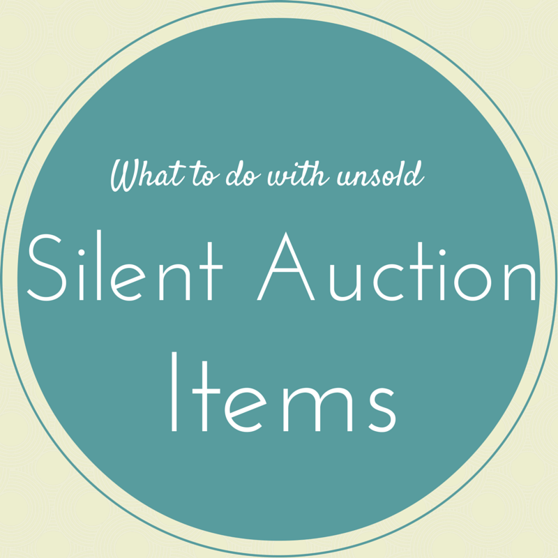 What To Do With Unsold Silent Auction Items — Sarah Knox Auctioneer for